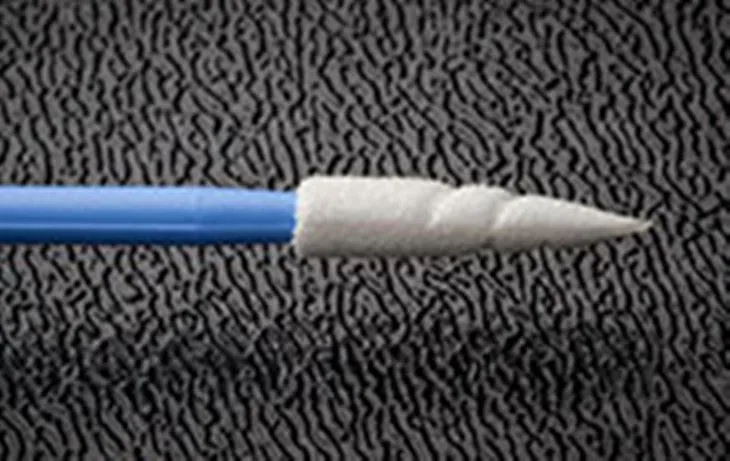 Zili mini šķēpu putu tamponi ar galiem